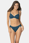 Amante Padded Wired Full Coverage T-Shirt Bra - Green — thumbnail 4